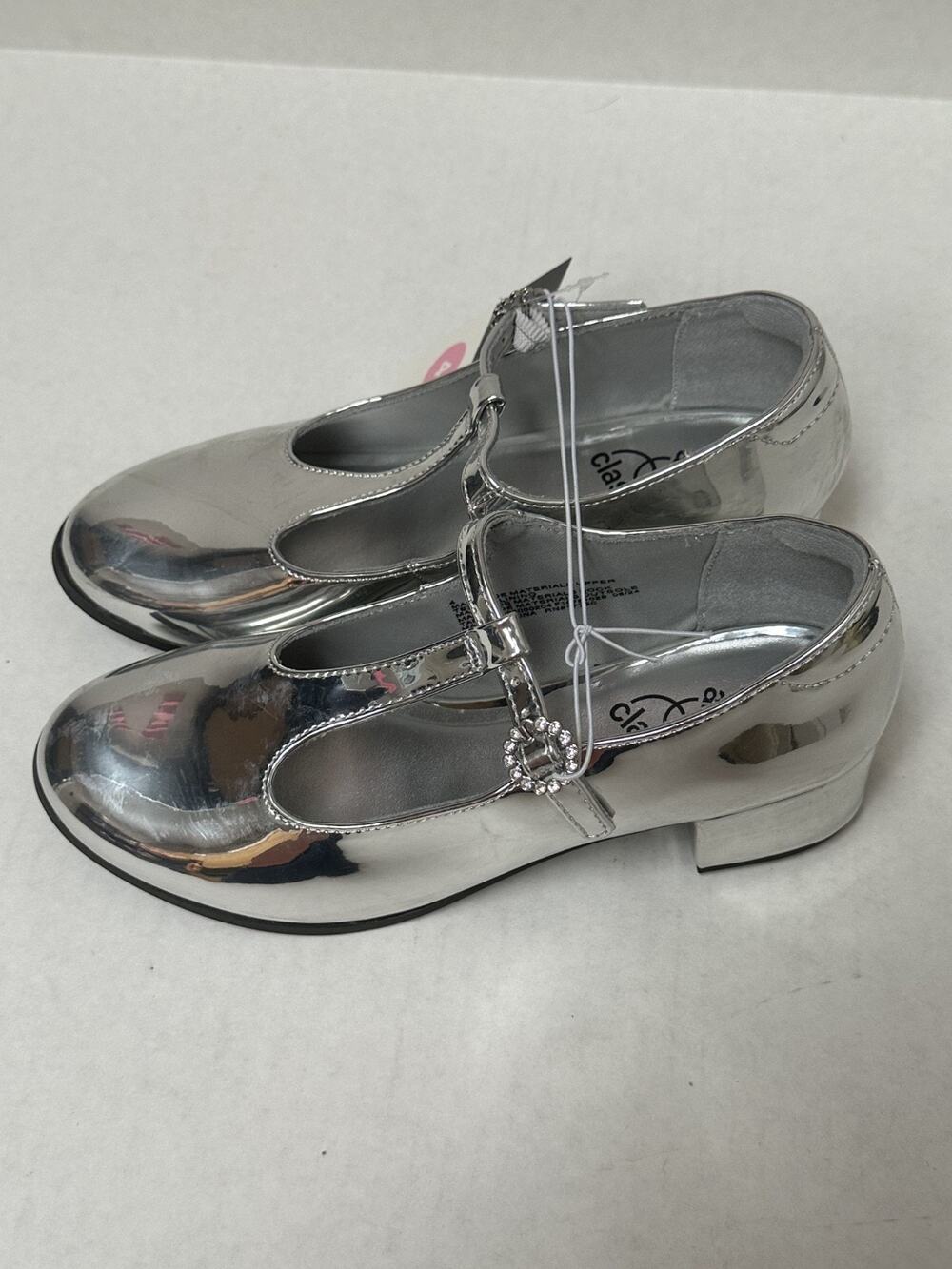art class Kids' Girls Shoes Dina Metallic Dress Heels Size 4